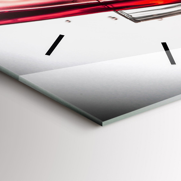 Vertikálne hodiny Pohár vína