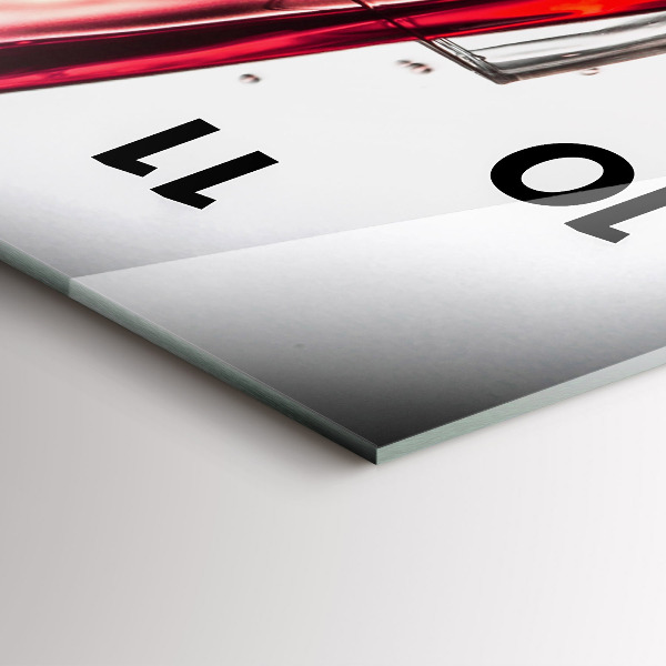 Vertikálne hodiny Pohár vína