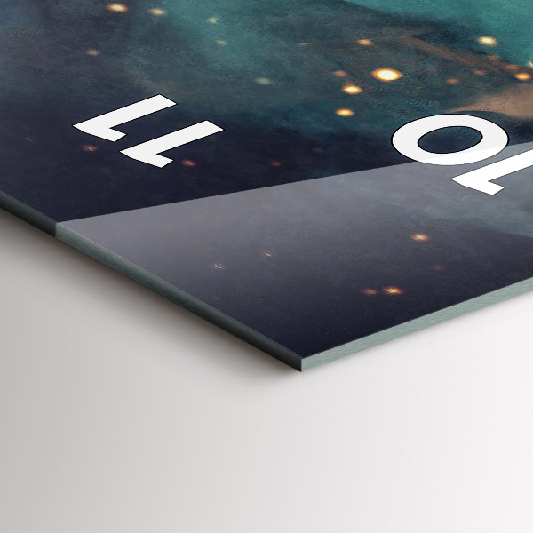 Vertikálne hodiny Abstraktný obraz