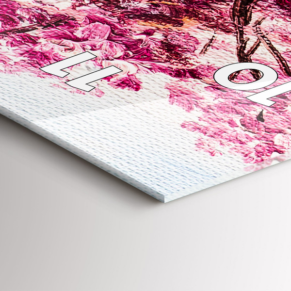 Vertikálne hodiny Stromová mozaika