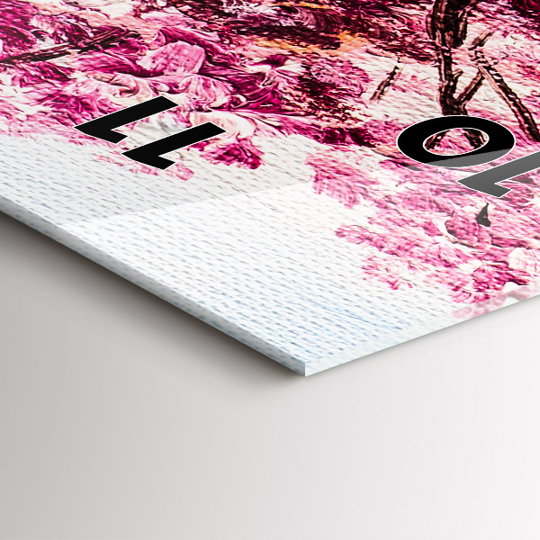 Vertikálne hodiny Stromová mozaika