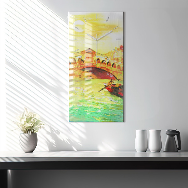 Vertikálne hodiny Benátsky most Rialto