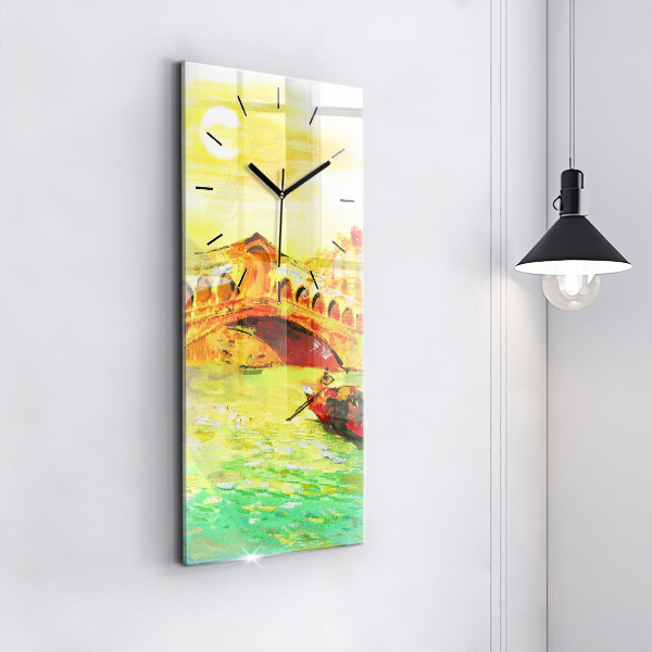 Vertikálne hodiny Benátsky most Rialto