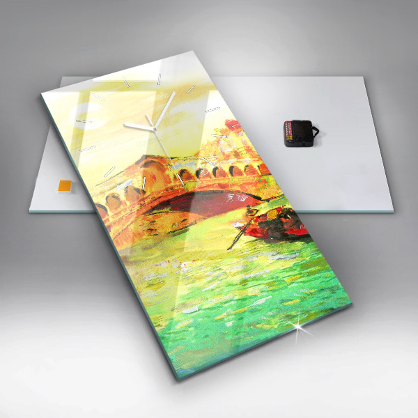 Vertikálne hodiny Benátsky most Rialto