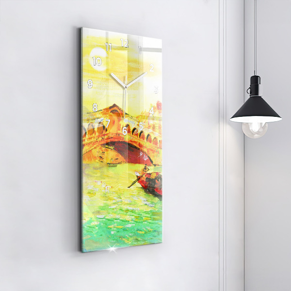 Vertikálne hodiny Benátsky most Rialto