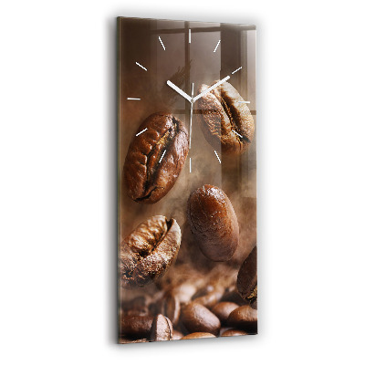 Vertikálne hodiny Kávové zrná