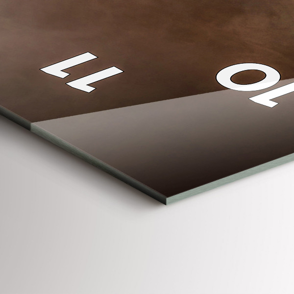 Vertikálne hodiny Kávové zrná