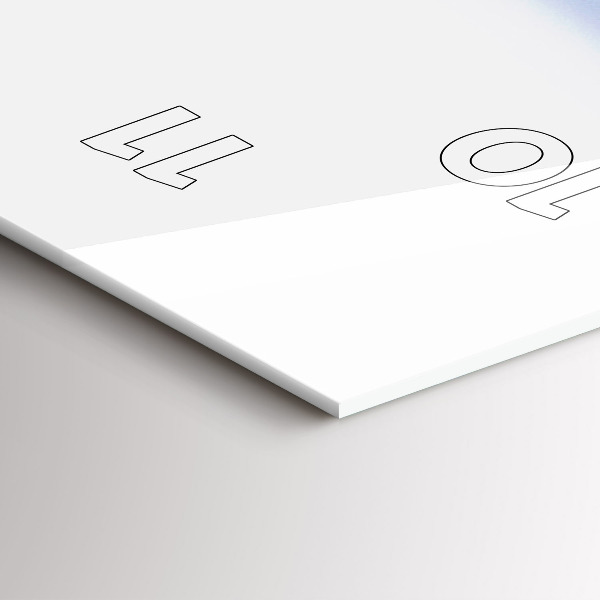 Vertikálne hodiny Pohľad pod vodu