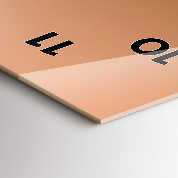 Vertikálne hodiny Abstraktné farby