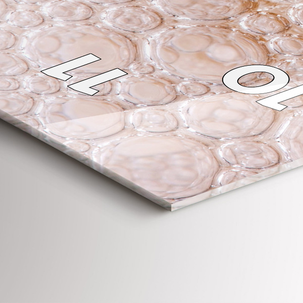 Vertikálne hodiny Pivo s penou