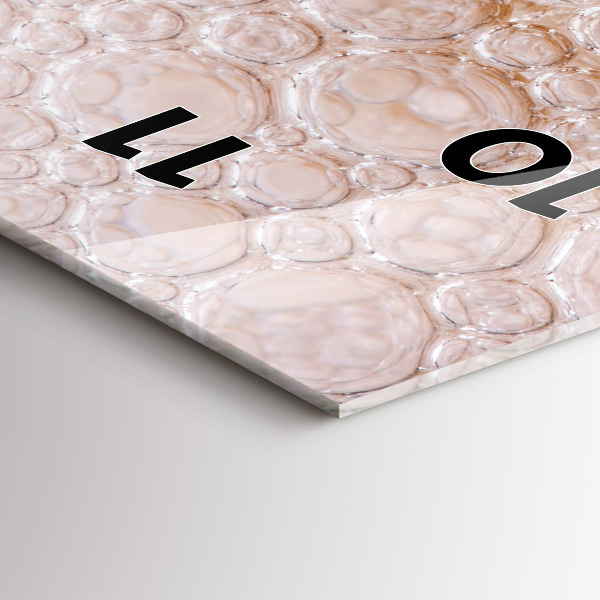 Vertikálne hodiny Pivo s penou