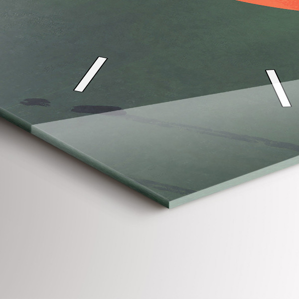 Vertikálne hodiny Samuraj v lese