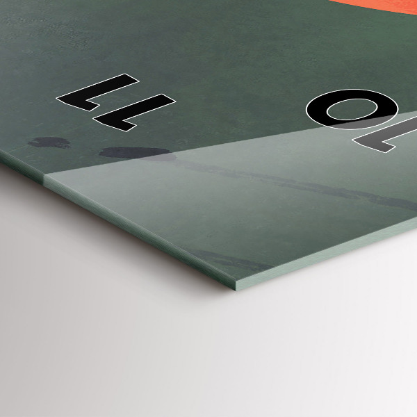 Vertikálne hodiny Samuraj v lese