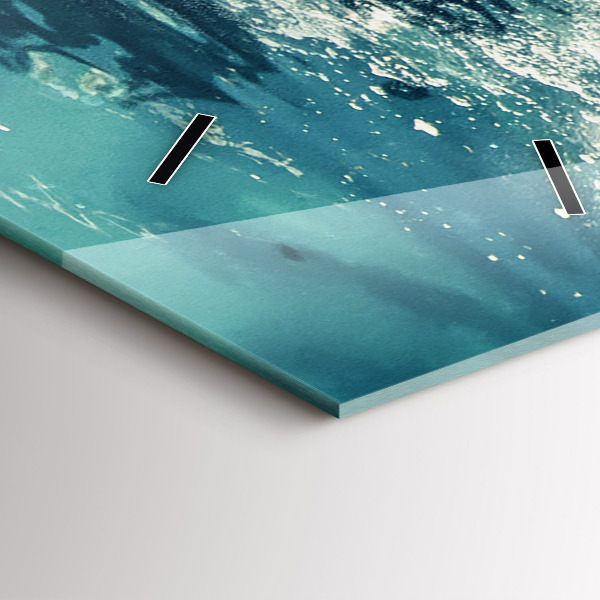 Vertikálne hodiny Slon plávajúci v oceáne