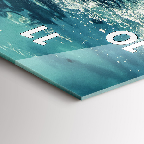 Vertikálne hodiny Slon plávajúci v oceáne