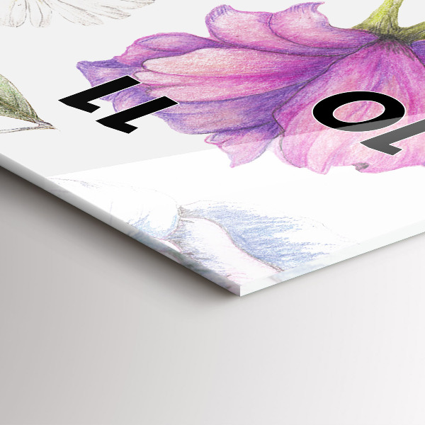 Vertikálne hodiny Aranžovanie kvetov