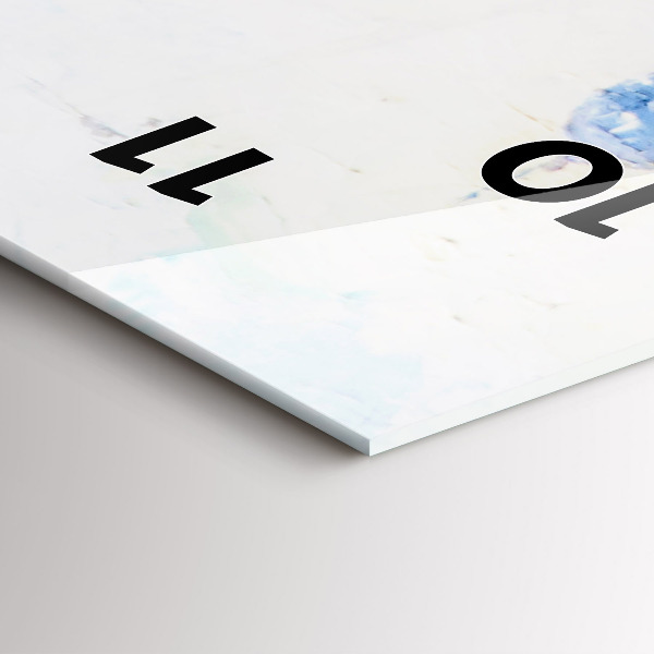 Vertikálne hodiny Olejové umenie