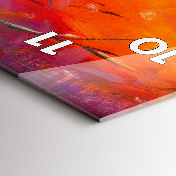 Vertikálne hodiny Pár v lese