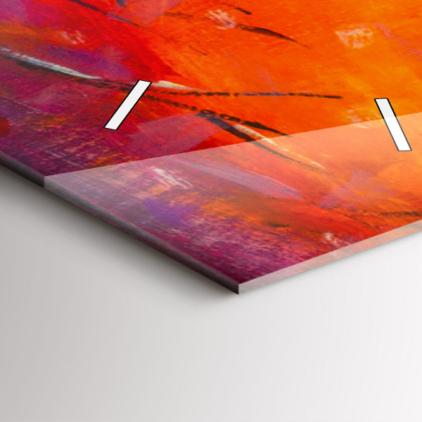 Vertikálne hodiny Pár v lese