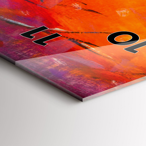 Vertikálne hodiny Pár v lese