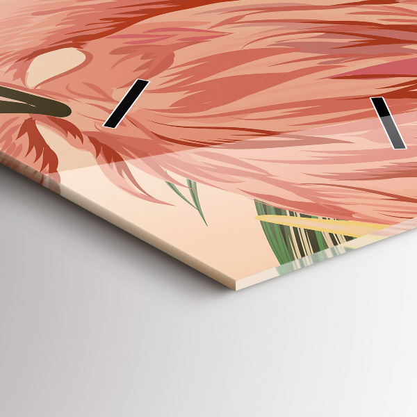 Vertikálne hodiny Tropické palmové listy