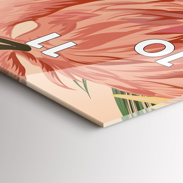 Vertikálne hodiny Tropické palmové listy