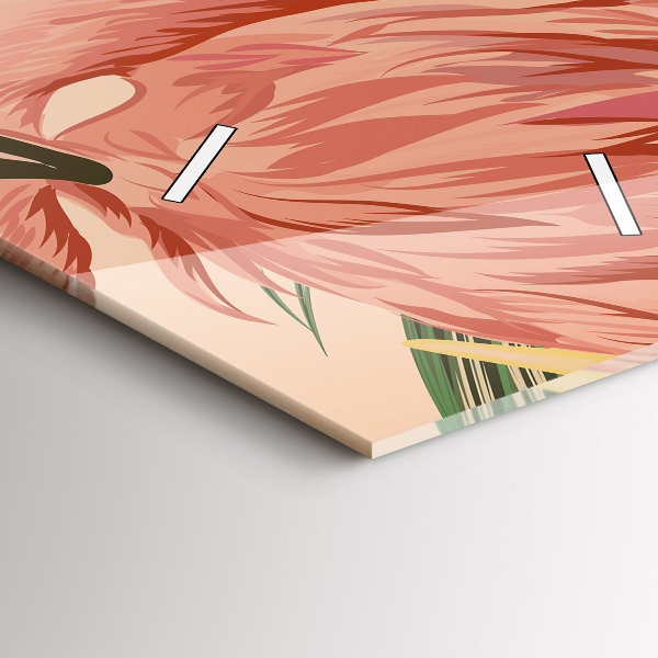 Vertikálne hodiny Tropické palmové listy