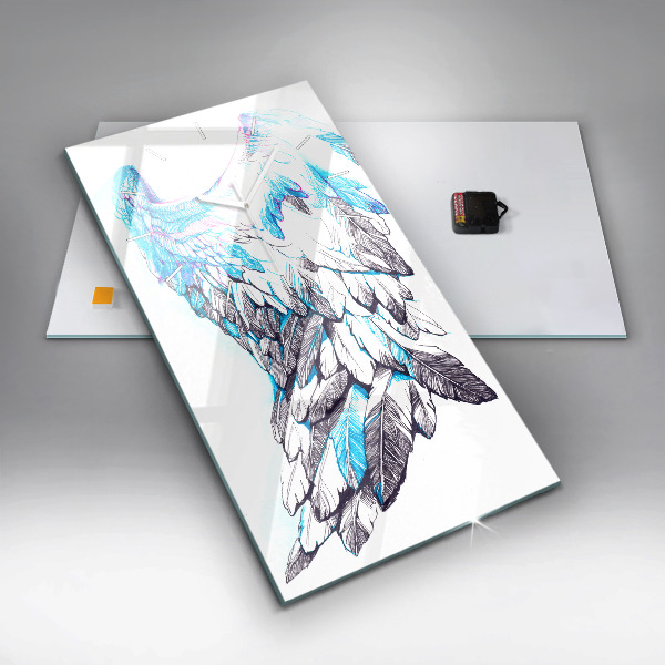 Vertikálne hodiny Imitácia vtáčích krídel