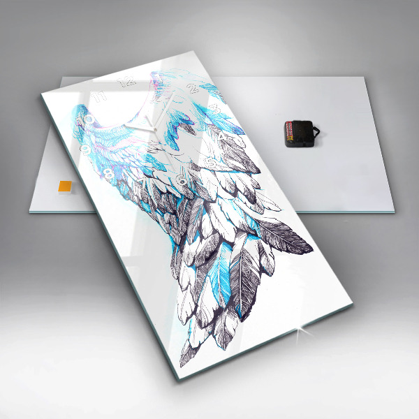 Vertikálne hodiny Imitácia vtáčích krídel