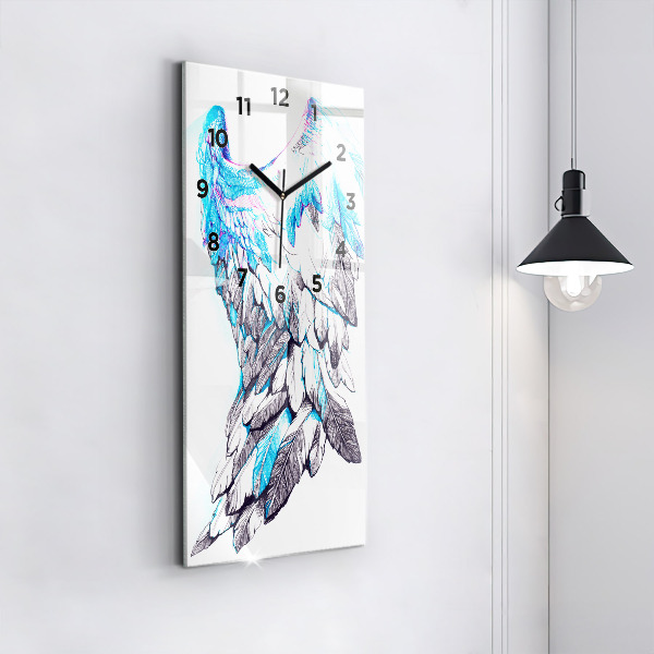 Vertikálne hodiny Imitácia vtáčích krídel
