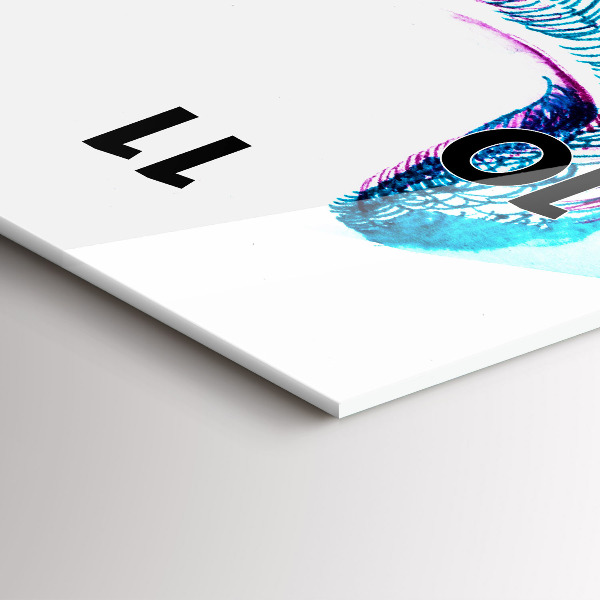 Vertikálne hodiny Imitácia vtáčích krídel