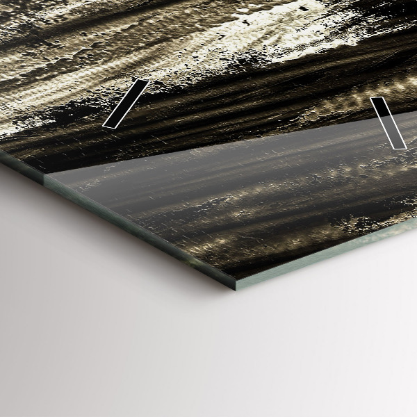 Vertikálne hodiny Žena v daždivej noci