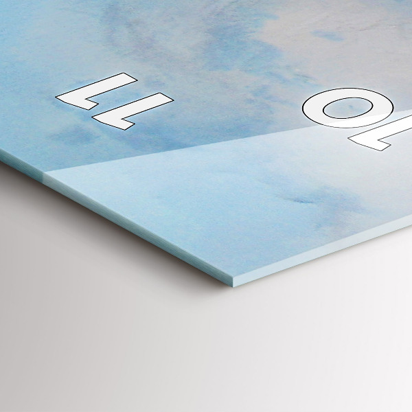 Vertikálne hodiny Loď na vode