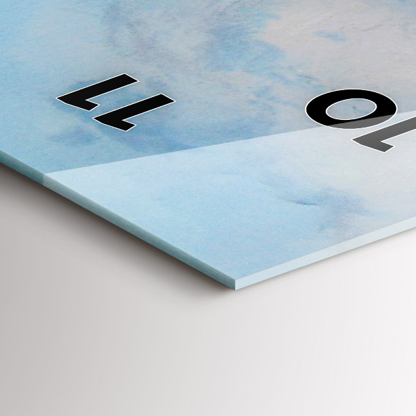 Vertikálne hodiny Loď na vode