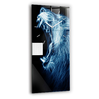 Vertikálne hodiny Divoký lev