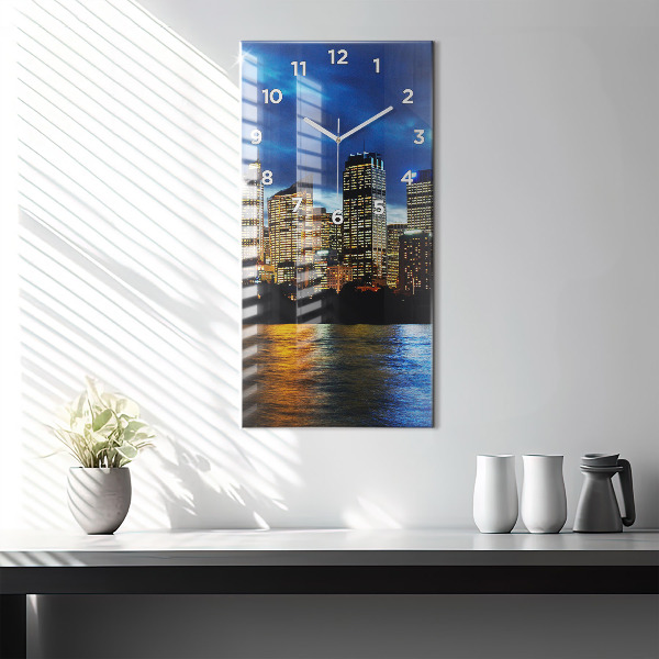 Vertikálne hodiny Sydneyský večer