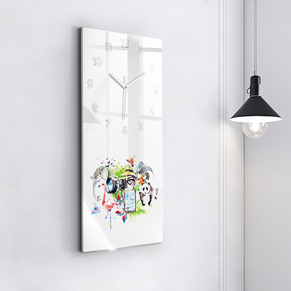 Vertikálne hodiny Zoológ