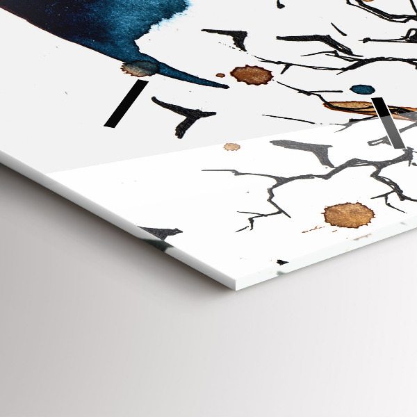 Vertikálne hodiny Vlk a Spln