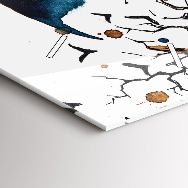 Vertikálne hodiny Vlk a Spln