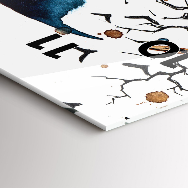 Vertikálne hodiny Vlk a Spln