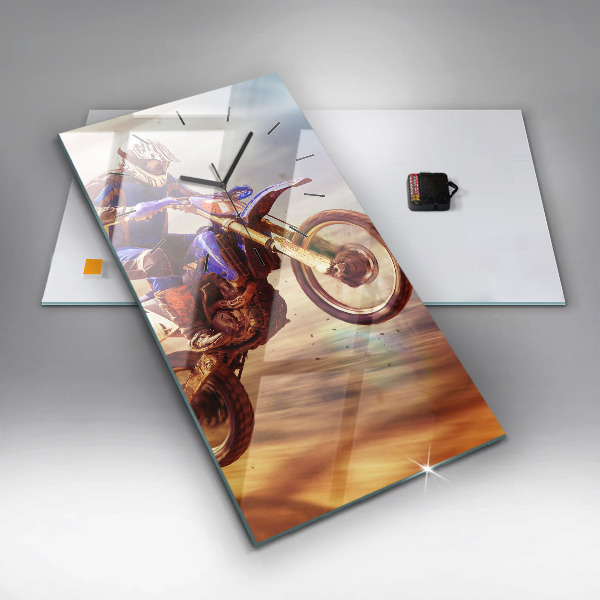 Vertikálne hodiny Enduro motokros