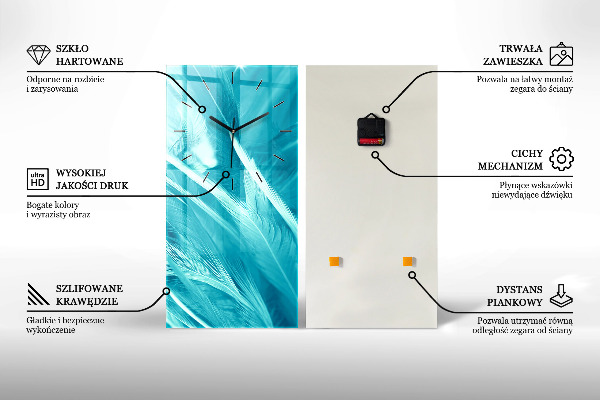 Vertikálne hodiny Pokojná povaha
