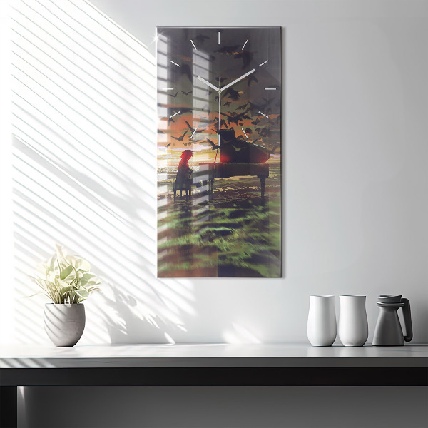 Vertikálne hodiny Koncert na pláži