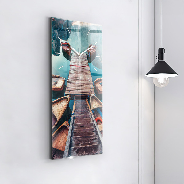 Vertikálne hodiny Most a jazero