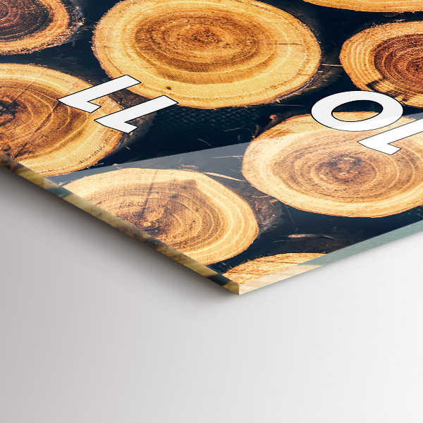 Vertikálne hodiny Drevo