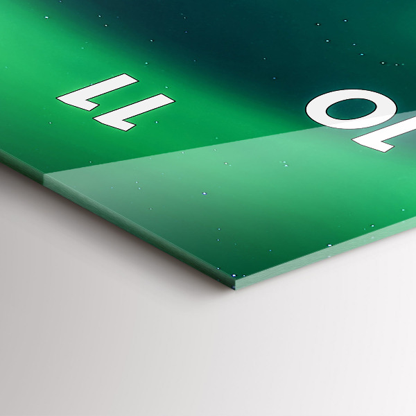 Vertikálne hodiny Polárna žiara