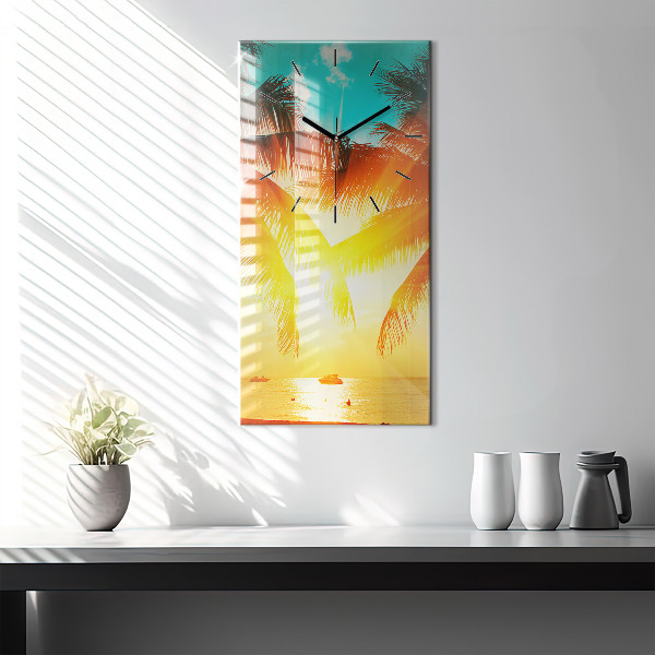 Vertikálne hodiny Prázdniny Oddych Leto