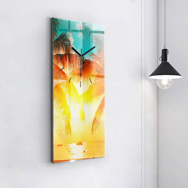 Vertikálne hodiny Prázdniny Oddych Leto