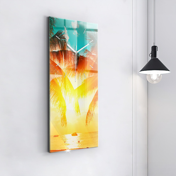 Vertikálne hodiny Prázdniny Oddych Leto