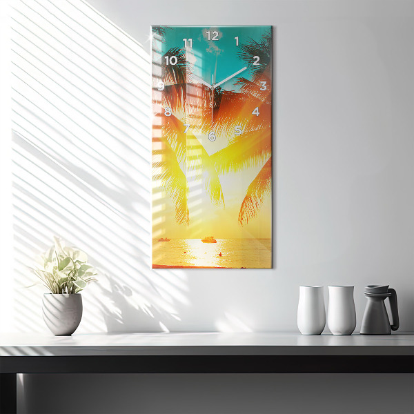 Vertikálne hodiny Prázdniny Oddych Leto